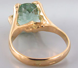 Кольцо с параиба турмалином высокой чистоты Золото