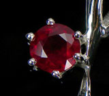 Симпатичный кулон с рубином Серебро 925