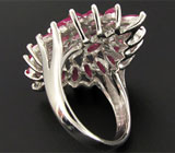 Замечательное кольцо с сапфирами Серебро 925