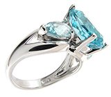 Кольцо из коллекции "Spring" с топазами Серебро 925