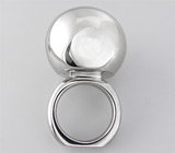 Экстравагантное кольцо-шар из коллекции "Sunshine" Серебро 925