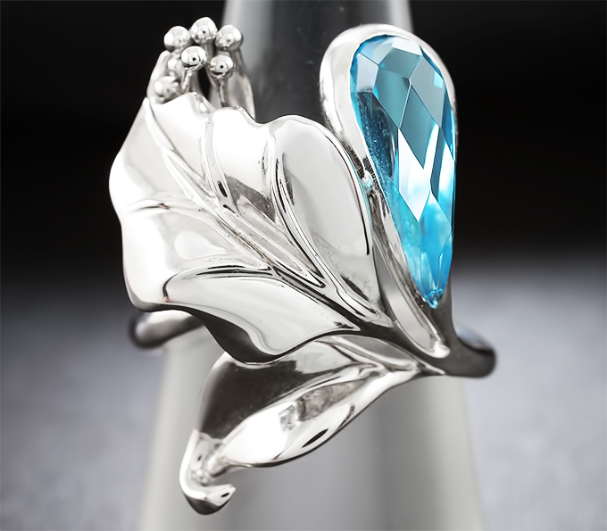 Кольцо из коллекции «Sunshine» с кристаллом Swarovski