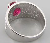 Кольцо из коллекции "Sunshine" с пурпурным сапфиром Серебро 925