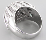 Высокое кольцо из коллекции "Sunshine" с топазом Серебро 925