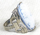Кольцо с камеей Серебро 925