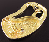 Кулон-слайдер с ониксом и бриллиантом высоких характеристик Золото