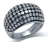 Широкое текстурное кольцо Серебро 925