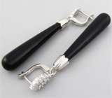 Серьги с ониксом Серебро 925