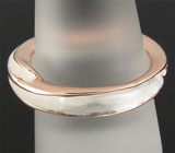 3-D кольцо из текстурного серебра Серебро 925