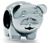 Миниатюра «Медведь»  Серебро 925