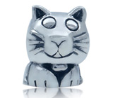 Миниатюра "Кот" Серебро 925