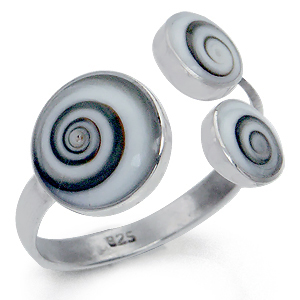 Кольцо с раковинами SHIVA