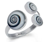 Кольцо с раковинами SHIVA Серебро 925