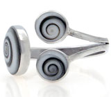 Кольцо с раковинами SHIVA Серебро 925