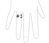 Кольцо с раковинами SHIVA Серебро 925