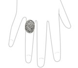 Крупное филигранное кольцо Серебро 925