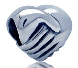 Миниатюра "Сердце в руках"  Серебро 925