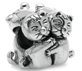 Миниатюра "Кошки"  Серебро 925