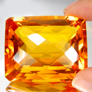 Коллекционный золотистый цитрин 164 карата