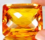 Коллекционный золотистый цитрин 164 карата 