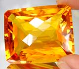 Коллекционный золотистый цитрин 164 карата 