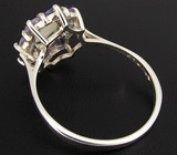 Кольцо с белым solid опалом и танзанитами от D&J Magic Jewelry Серебро 925