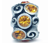 Подвеска с кубиком циркония  Серебро 925