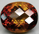 Коньячный империал топаз 34,64 карат 