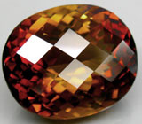 Коньячный империал топаз 34,64 карат 