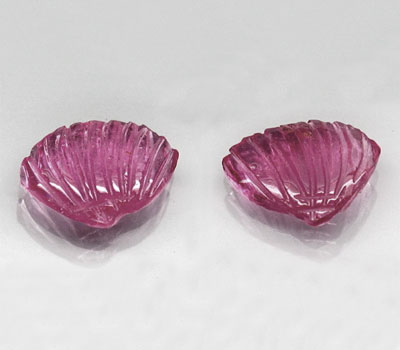 Пара резных турмалинов 3,1 карат