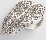 Скульптурное кольцо из коллекции "Sunshine" Серебро 925