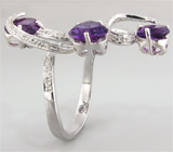 Комплект из коллекции "Sunshine" с аметистами Серебро 925