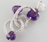 Комплект из коллекции "Sunshine" с аметистами Серебро 925