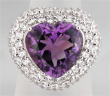 Комплект из коллекции "Sunshine" с уругвайскими аметистами Серебро 925