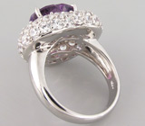 Комплект из коллекции "Sunshine" с уругвайскими аметистами Серебро 925