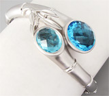Браслет из коллекции "Sunshine" с голубыми топазами Серебро 925