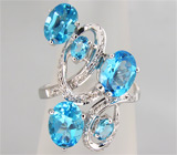 Комплект из коллекции "Sunshine" с топазами Серебро 925