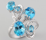 Комплект из коллекции "Sunshine" с топазами Серебро 925