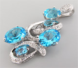 Комплект из коллекции "Sunshine" с топазами Серебро 925