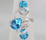 Комплект из коллекции "Sunshine" с топазами Серебро 925