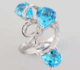 Комплект из коллекции "Sunshine" с топазами Серебро 925