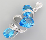 Комплект из коллекции "Sunshine" с топазами Серебро 925