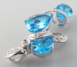 Комплект из коллекции "Sunshine" с топазами Серебро 925