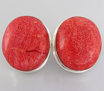 Серьги с кораллами
