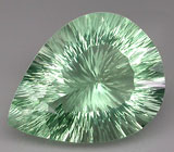 Флюорит лазерной огранки 91,36 карат 