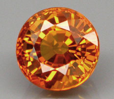 Оранжевый сапфир 1,14 карат