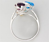 Комплект из коллекции "Sunshine" с цитринами, топазами, аметистами Серебро 925