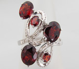Комплект из коллекции "Sunshine" с гранатами Серебро 925