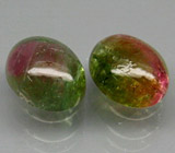 Пара арбузных турмалинов 4,04 карат 