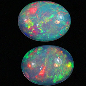 Пара эфипских опалов 3,8 карат